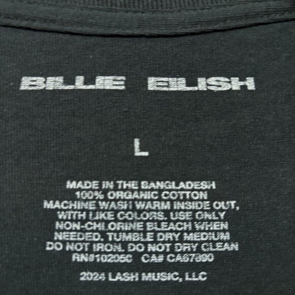 Billie Eilish Photo Panels Hit Me Hard and Soft T-Shirt L - Picture 4 of 4